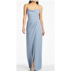 Sachin + Babi Paulina Slate Blue gown Size 22